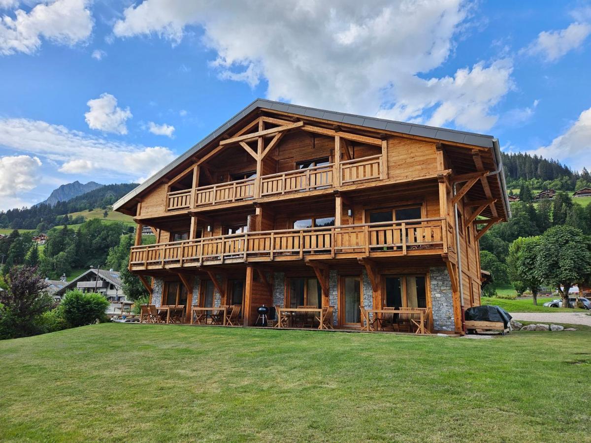Demi-Chalet Vadel La Panthiaz 15 Pers 5 Chambres Abondance Esterno foto