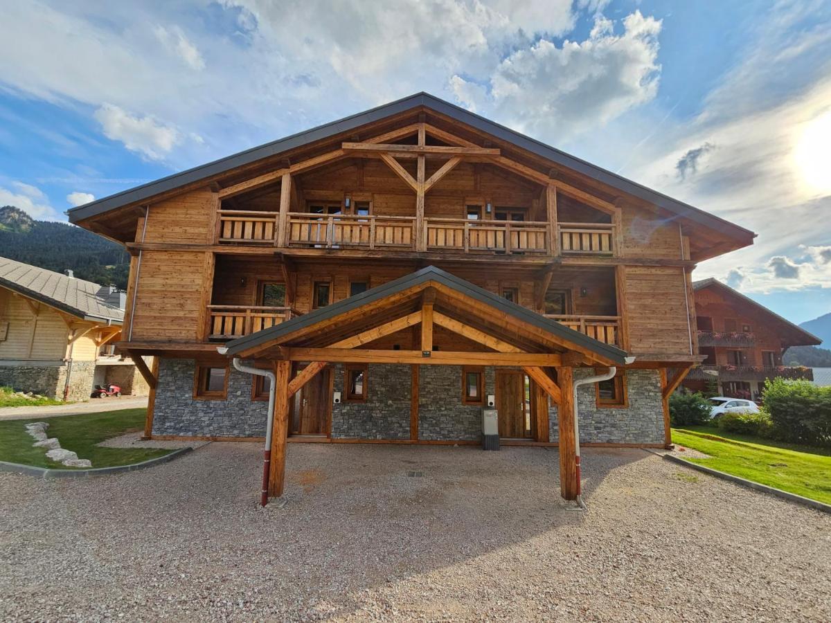 Demi-Chalet Vadel La Panthiaz 15 Pers 5 Chambres Abondance Esterno foto