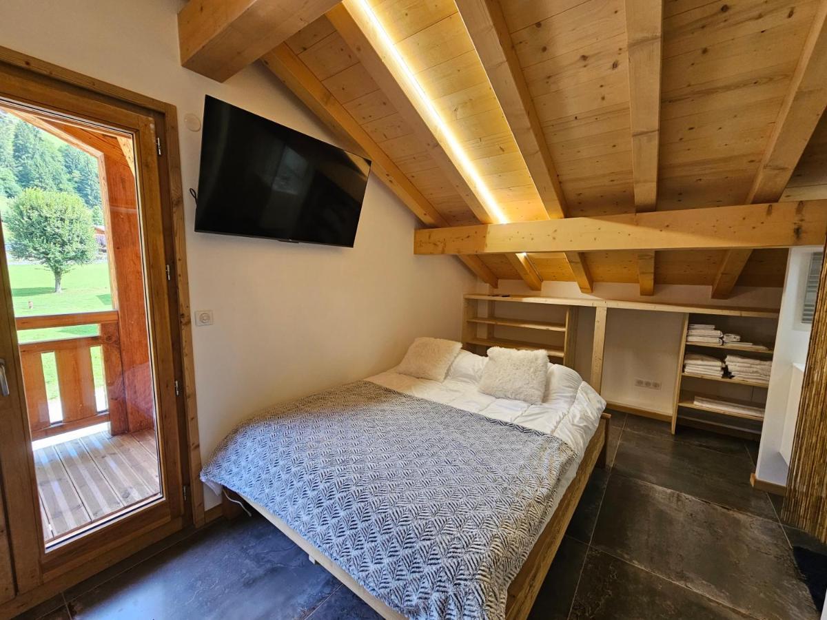 Demi-Chalet Vadel La Panthiaz 15 Pers 5 Chambres Abondance Esterno foto