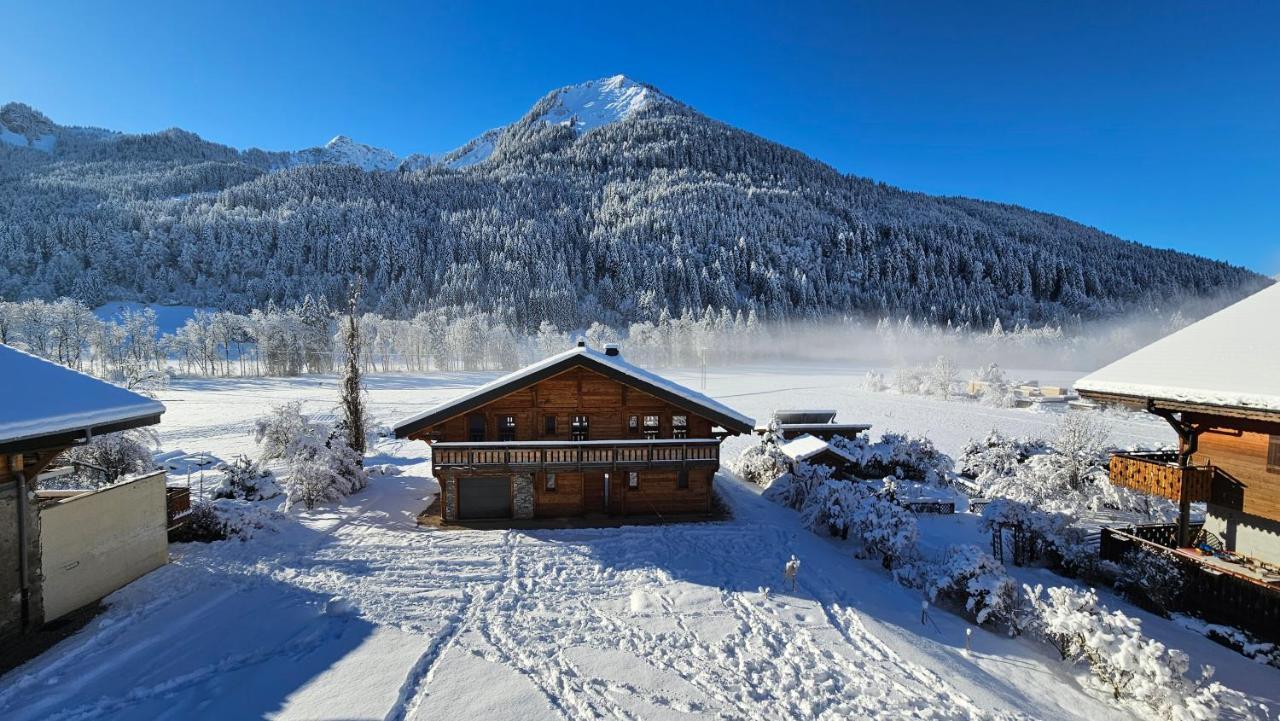 Demi-Chalet Vadel La Panthiaz 15 Pers 5 Chambres Abondance Esterno foto