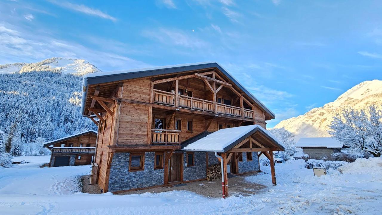 Demi-Chalet Vadel La Panthiaz 15 Pers 5 Chambres Abondance Esterno foto
