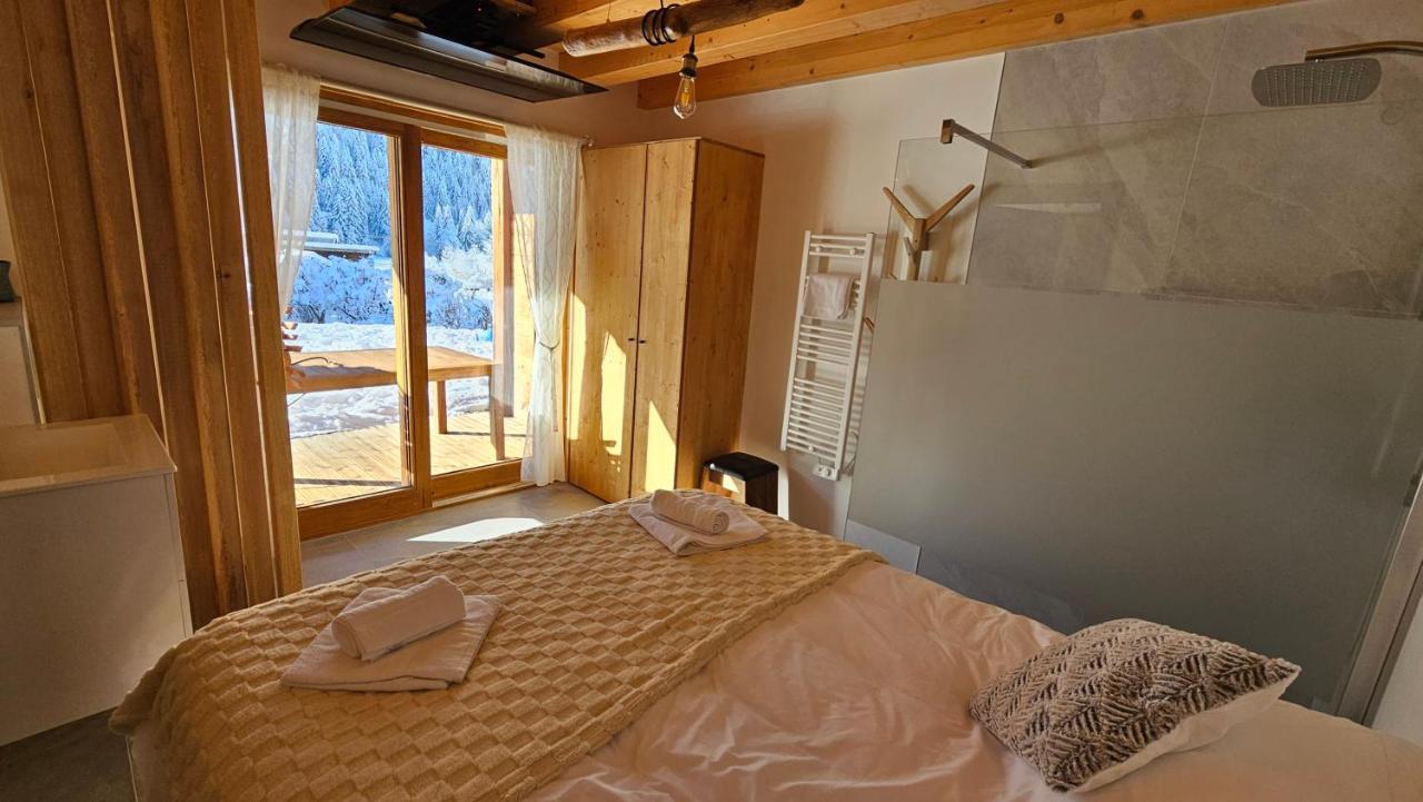 Demi-Chalet Vadel La Panthiaz 15 Pers 5 Chambres Abondance Esterno foto