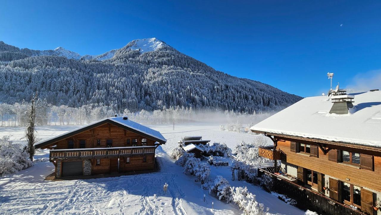 Demi-Chalet Vadel La Panthiaz 15 Pers 5 Chambres Abondance Esterno foto
