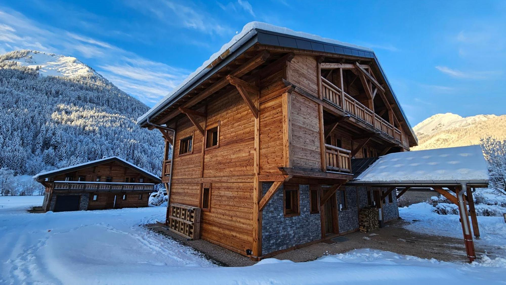Demi-Chalet Vadel La Panthiaz 15 Pers 5 Chambres Abondance Esterno foto