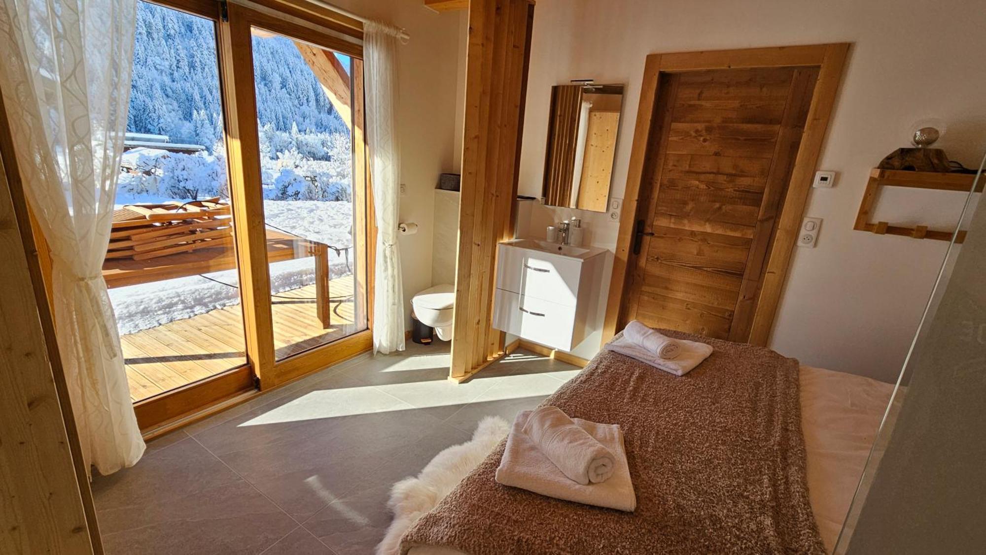 Demi-Chalet Vadel La Panthiaz 15 Pers 5 Chambres Abondance Esterno foto