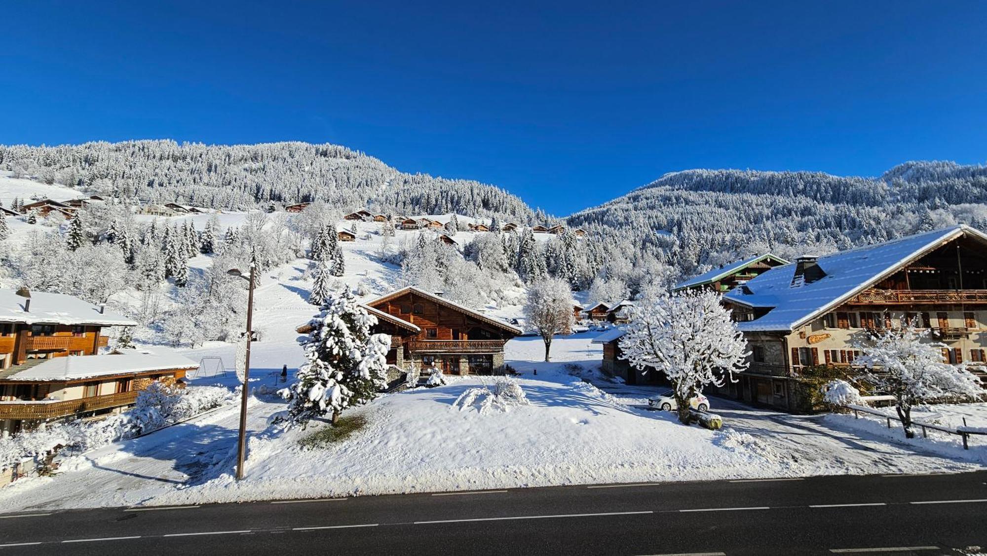 Demi-Chalet Vadel La Panthiaz 15 Pers 5 Chambres Abondance Esterno foto